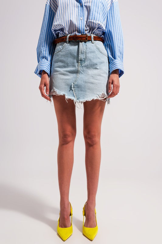 Stay With Me Denim Skirt