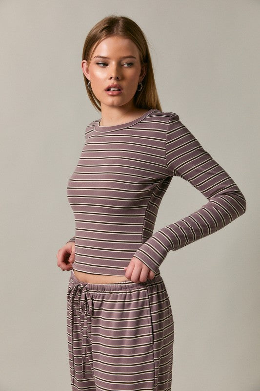Cozy Day Striped Top