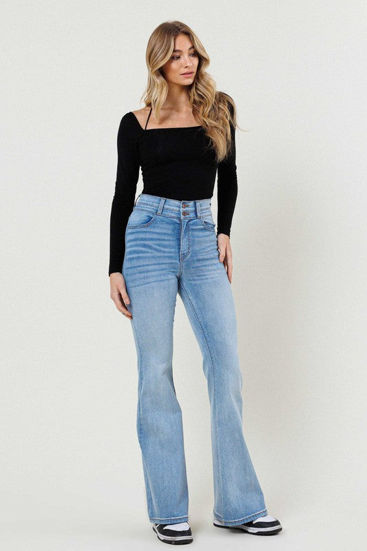 High Waisted Flare Jeans