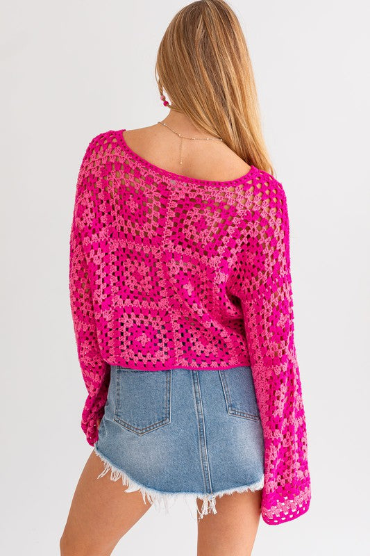 Load image into Gallery viewer, All I Need Crochet Sweater
