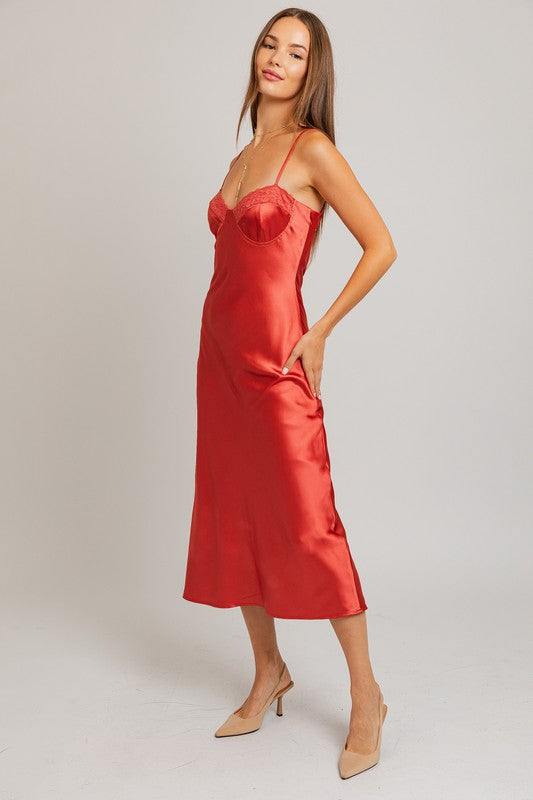 In Your Eyes Midi Dress