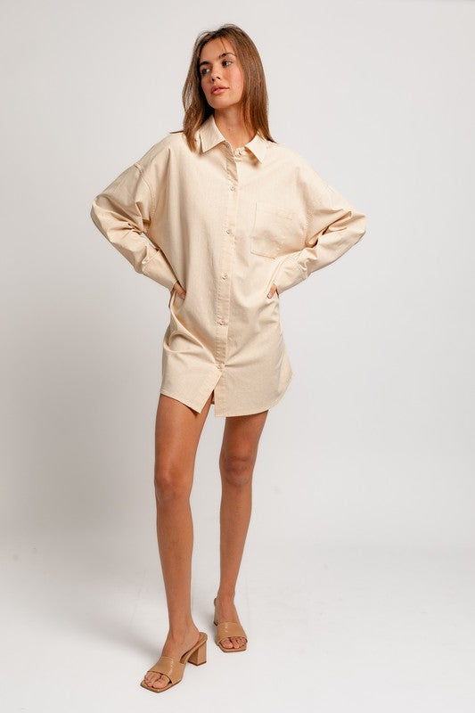By Your Side Shirt Dress