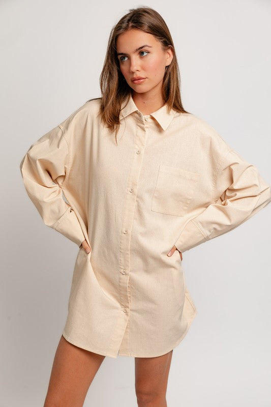 By Your Side Shirt Dress