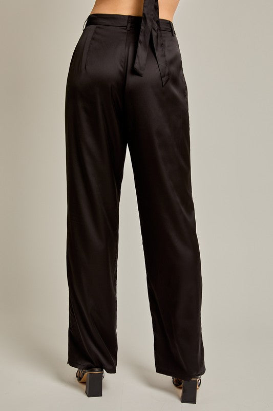 Here We Go Satin Pants