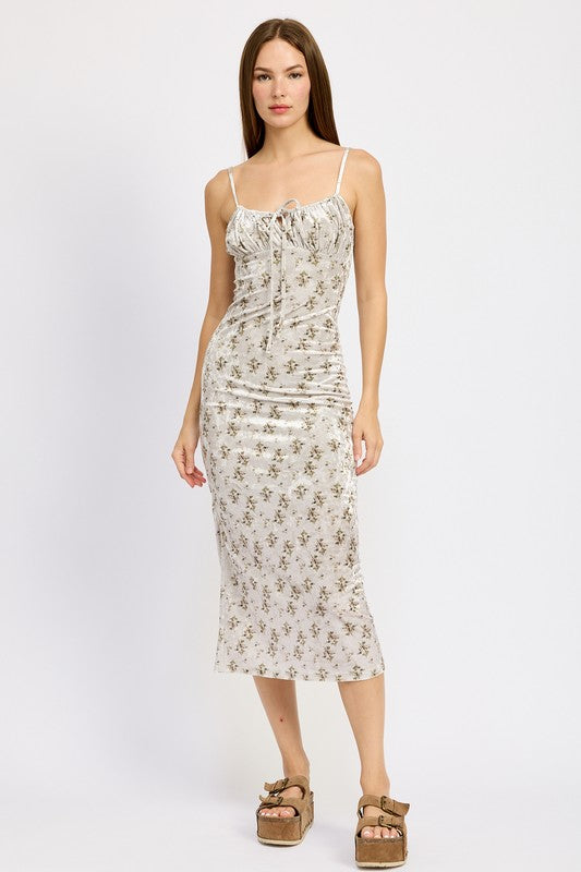 alondra floral midi dress Alondra