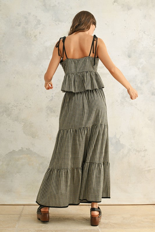 Go For It Gingham Skirt