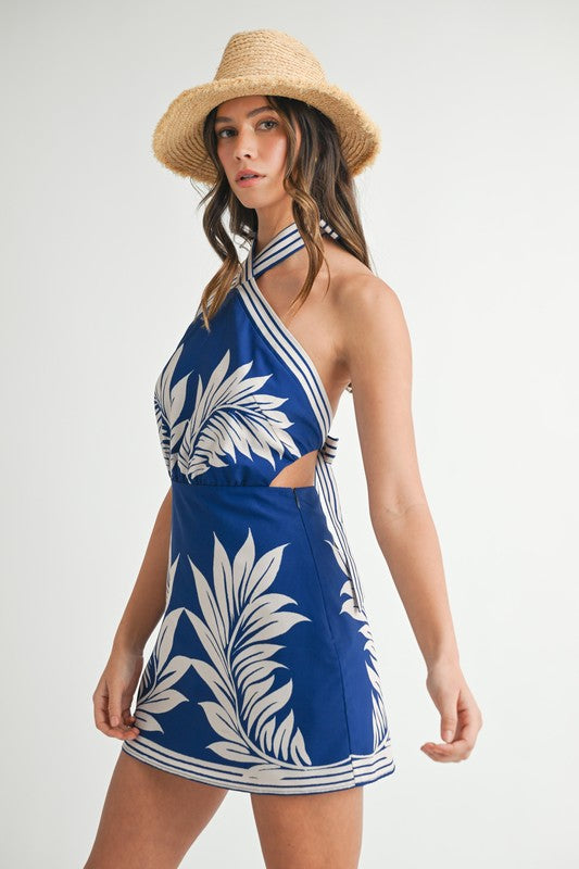 In The Sun Halter Dress
