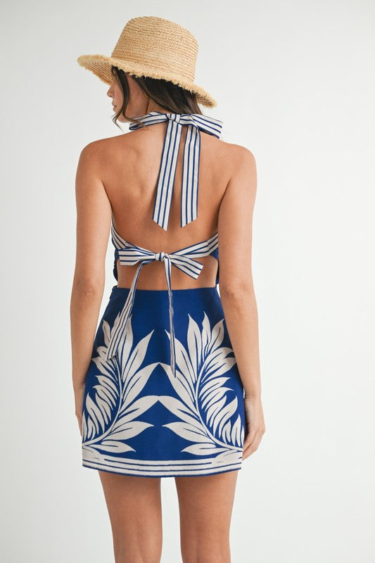 In The Sun Halter Dress