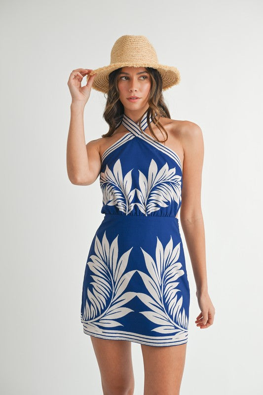 In The Sun Halter Dress