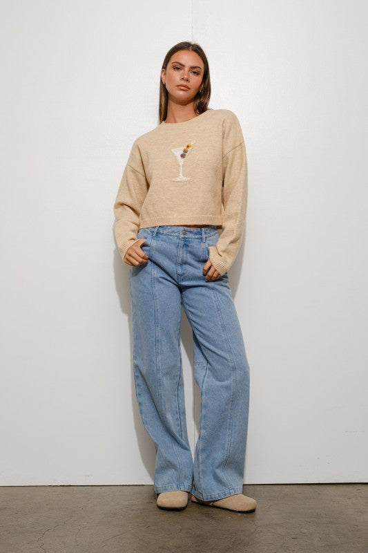 Happy Hour Martini Sweater