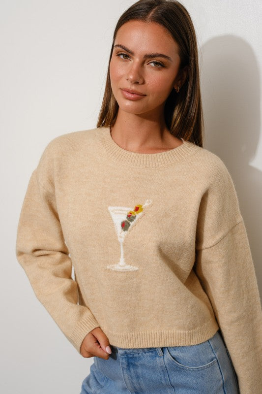 Happy Hour Martini Sweater