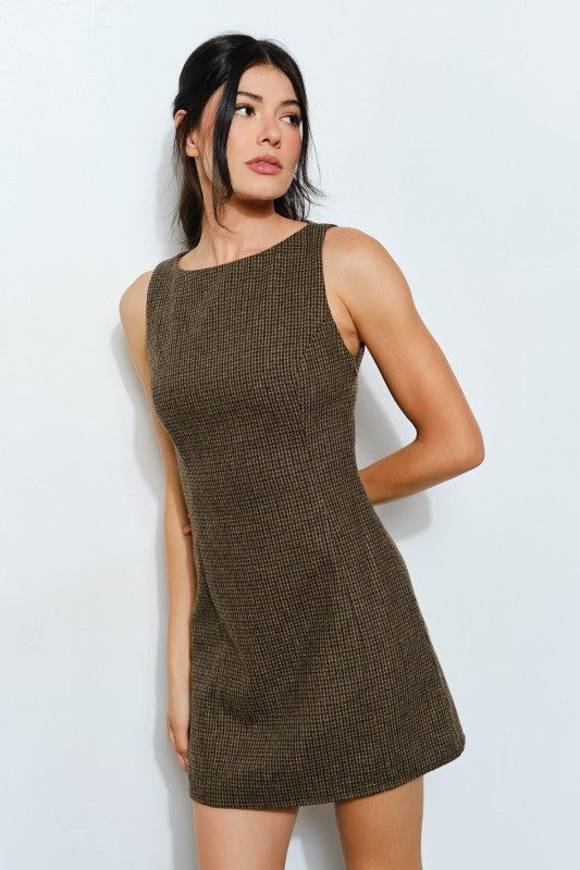 Remind Me Plaid Mini Dress