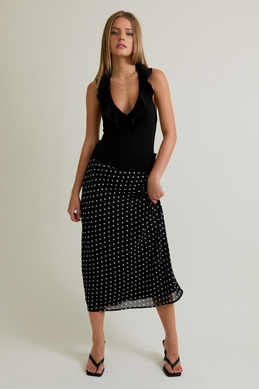 In A Daze Halter Bodysuit