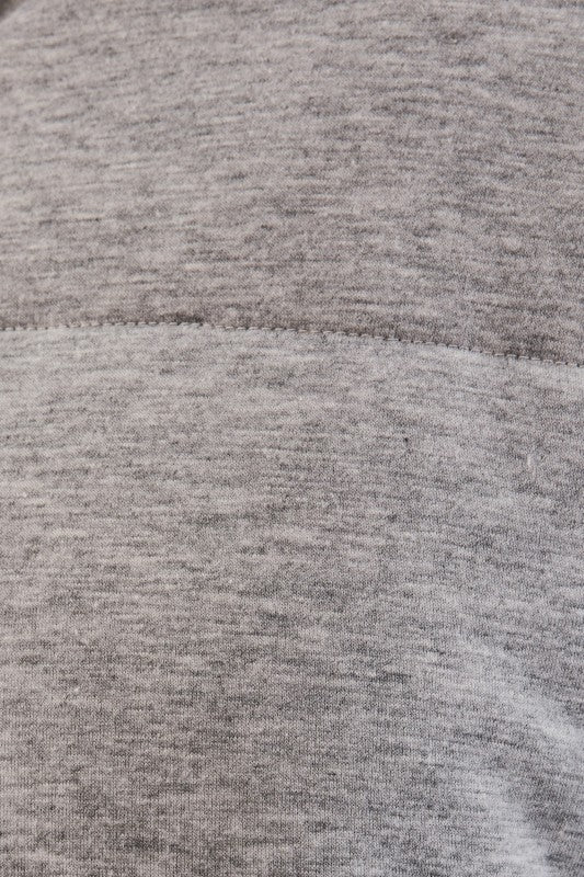 Open Arms Jersey Puffer Jacket