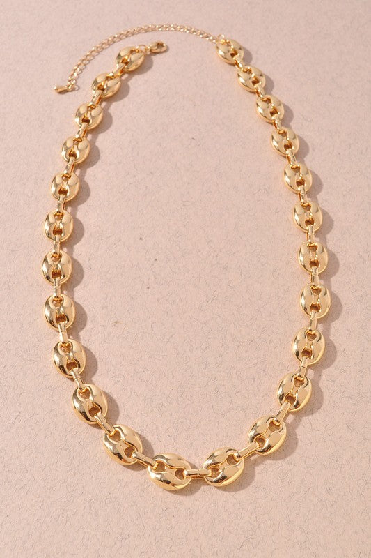 Oval Link Chain Necklace