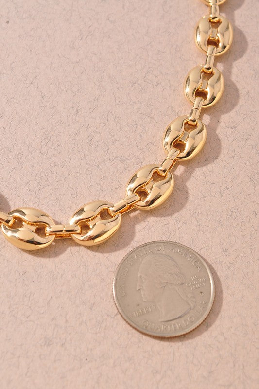 Oval Link Chain Necklace