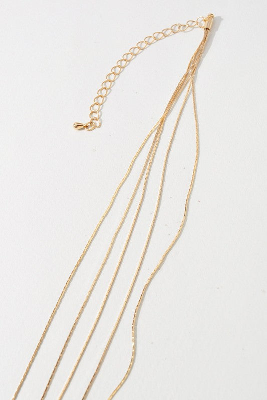 Layered Shimmer Necklace