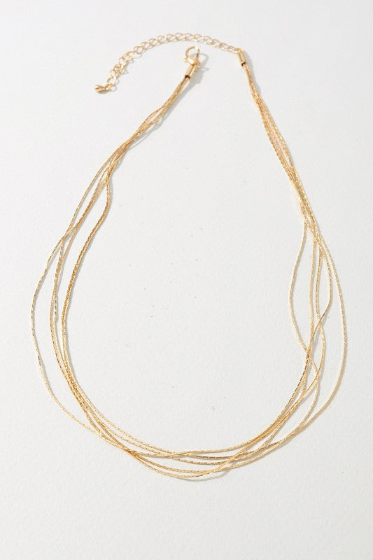 Layered Shimmer Necklace