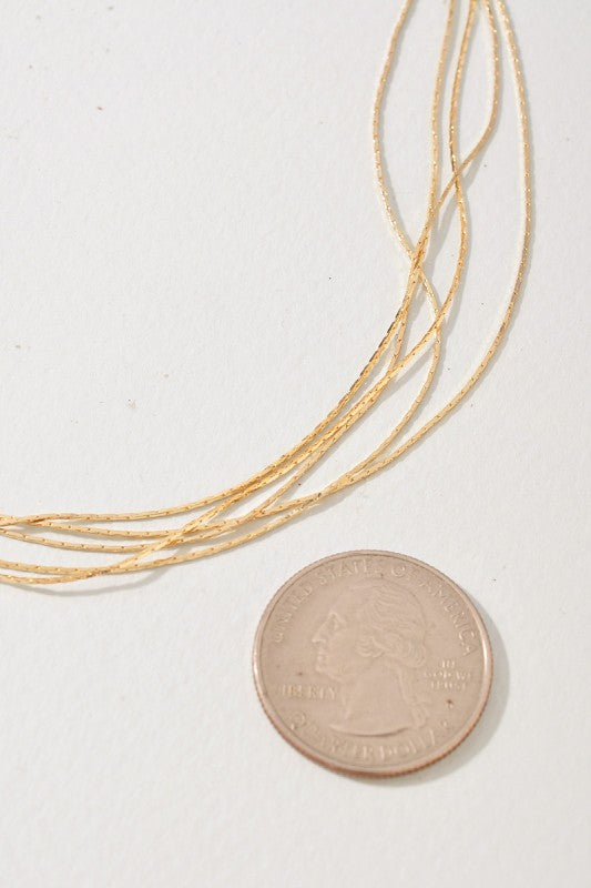 Layered Shimmer Necklace