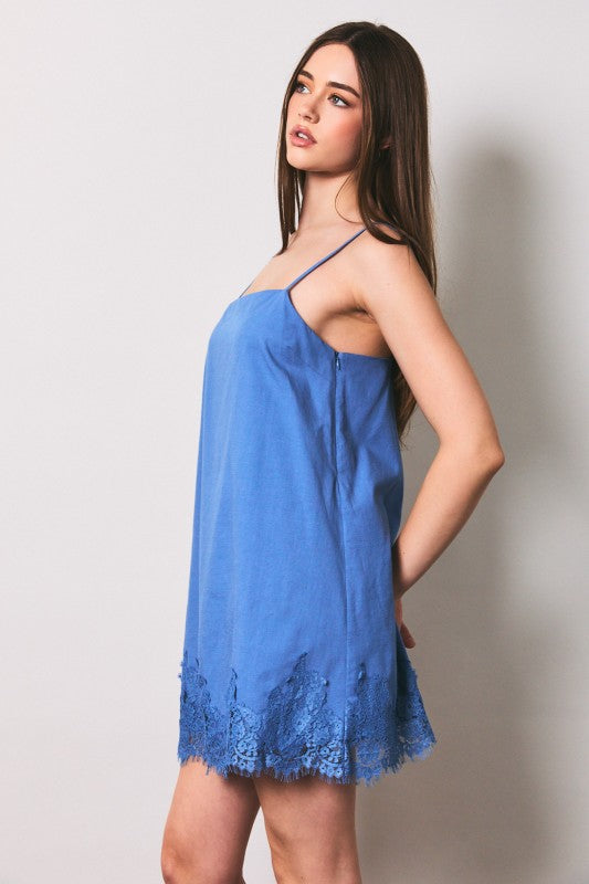 Always You Lace Mini Dress