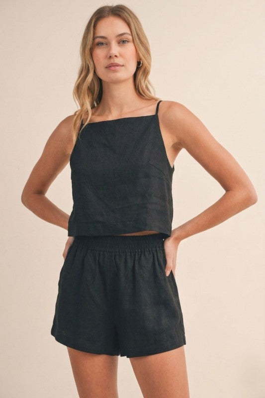 By The Way Linen Top