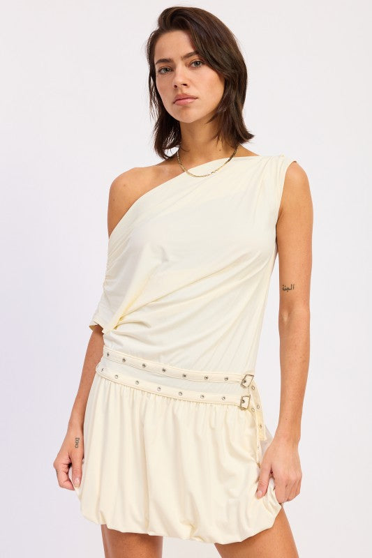 fun white mini dress GNO Mini Dress Ivory / Small