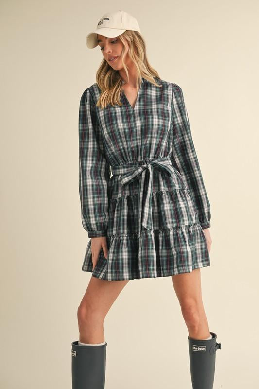 The Way Plaid Dress