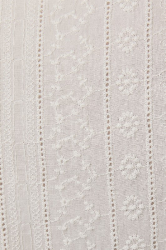 Falling Fast Eyelet Dress