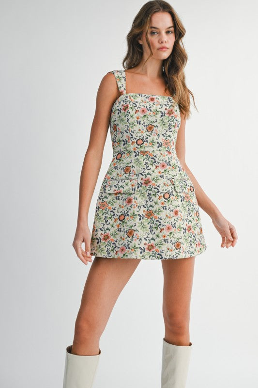 Love Song Floral Mini Dress