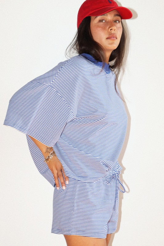 Think Of Me Striped Tee