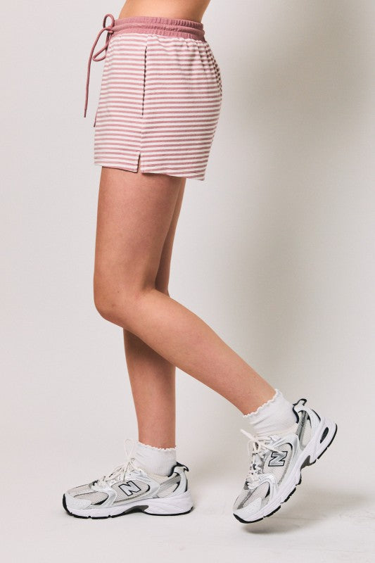 Take It Easy Striped Shorts