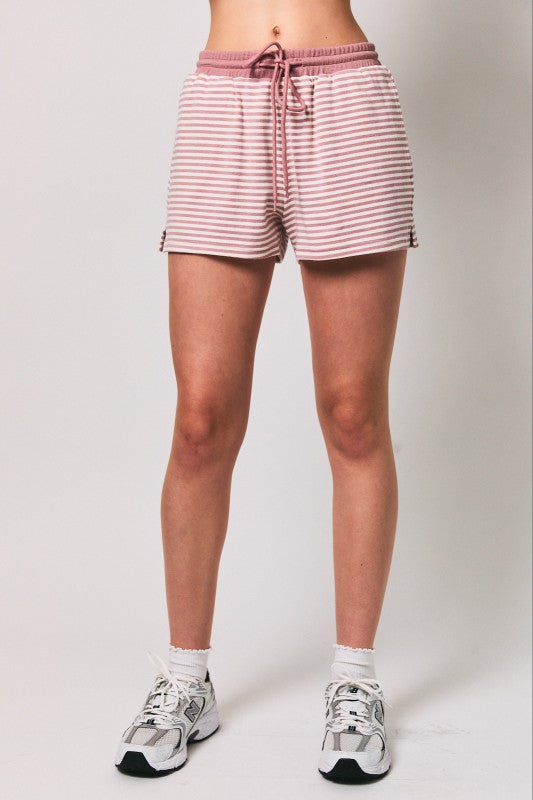 Take It Easy Striped Shorts