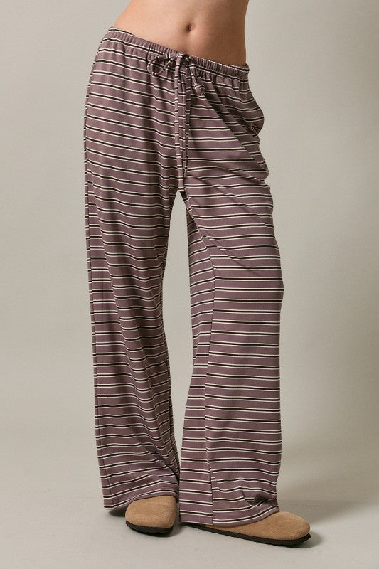 Cozy Day Striped Pants