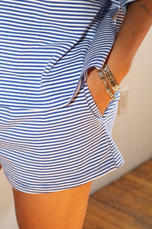 Think Of Me Striped Shorts