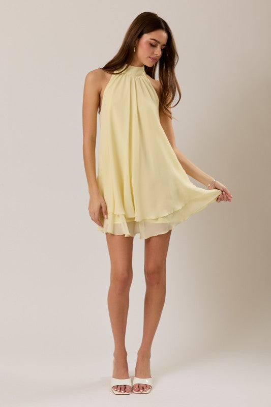 All That Halter Mini Dress