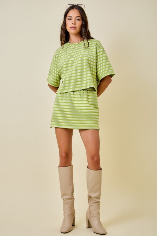 All I Ever Striped Skort