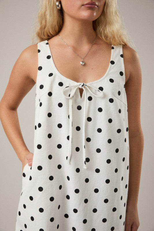Rein Me In Polka Dot Mini Dress