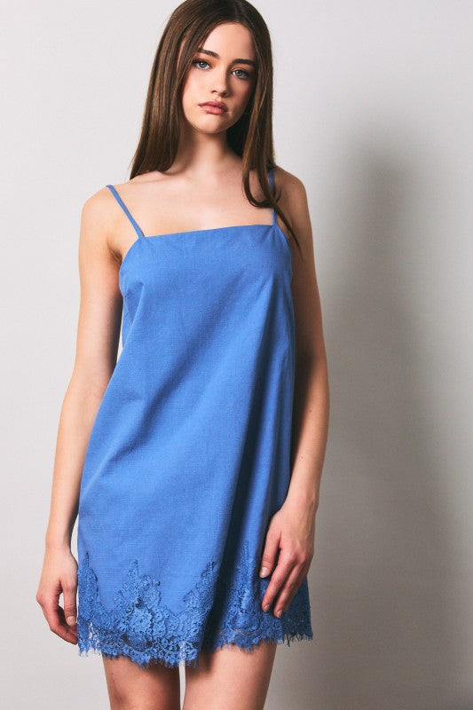 Always You Lace Mini Dress