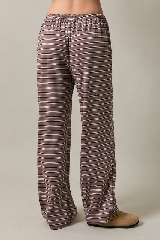 Cozy Day Striped Pants