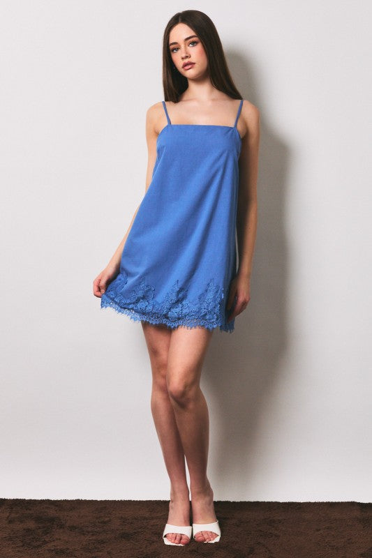 Always You Lace Mini Dress