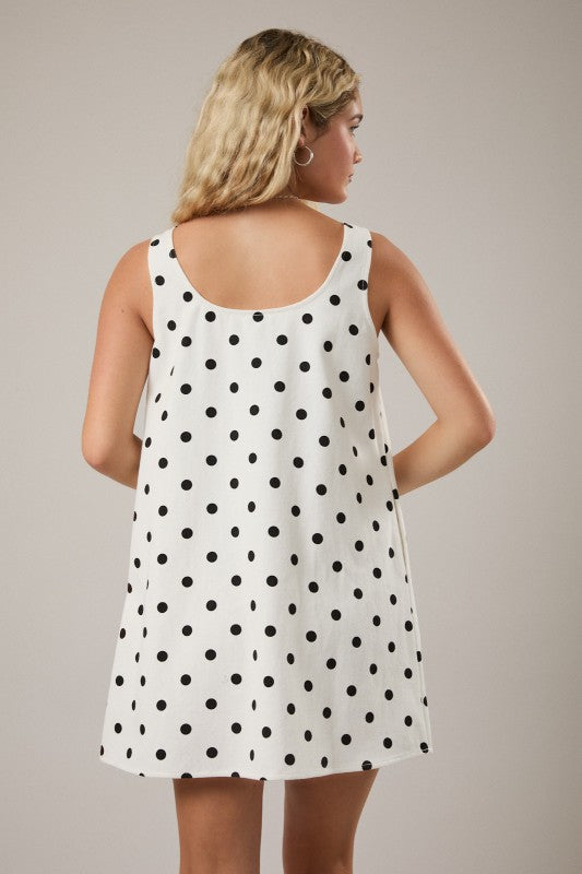 Rein Me In Polka Dot Mini Dress