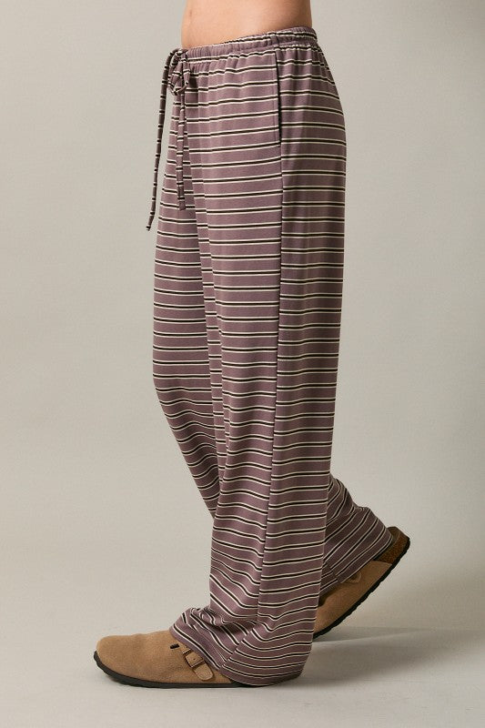 Cozy Day Striped Pants