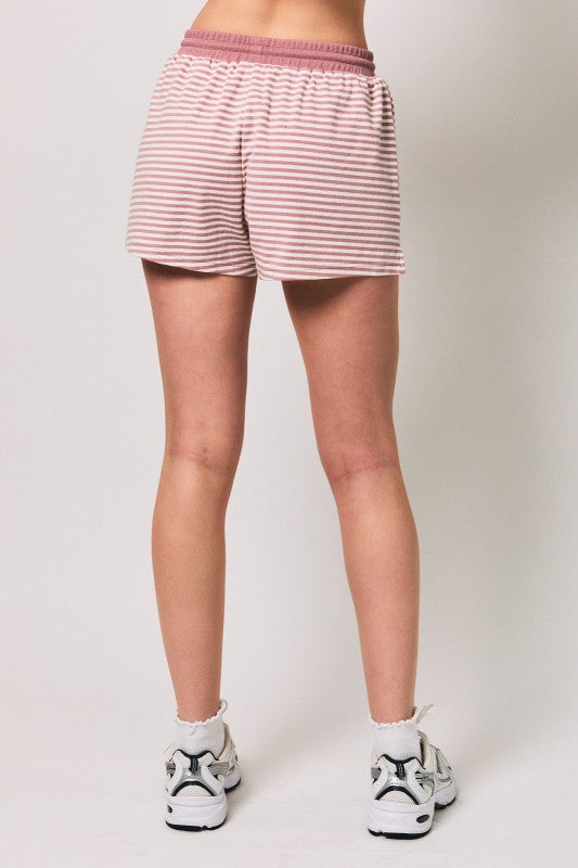 Take It Easy Striped Shorts