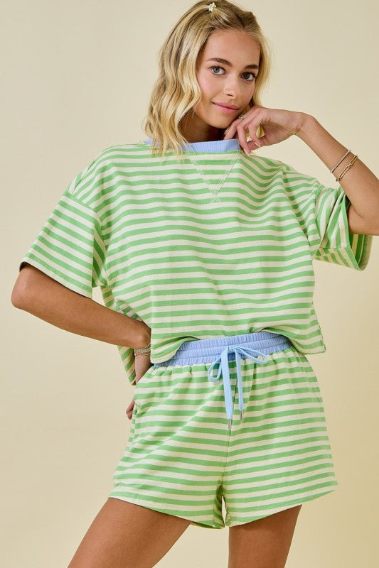 My Way Striped Top
