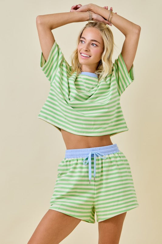 My Way Striped Top