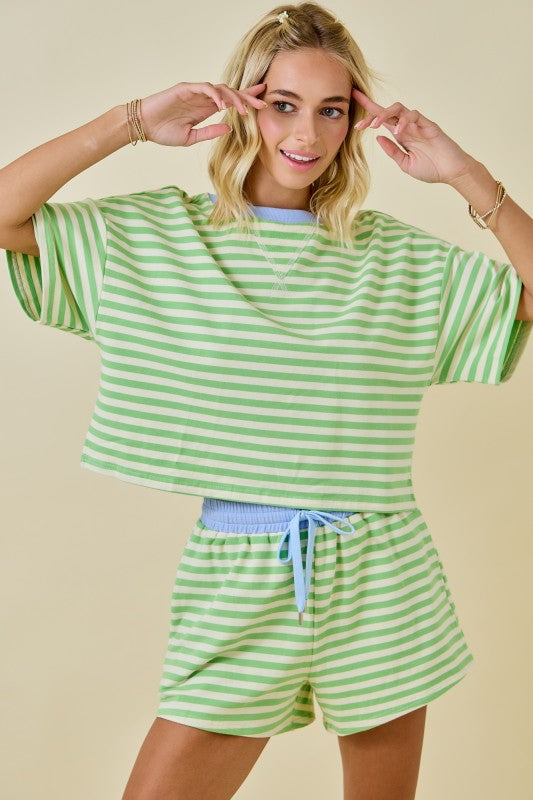 My Way Striped Top
