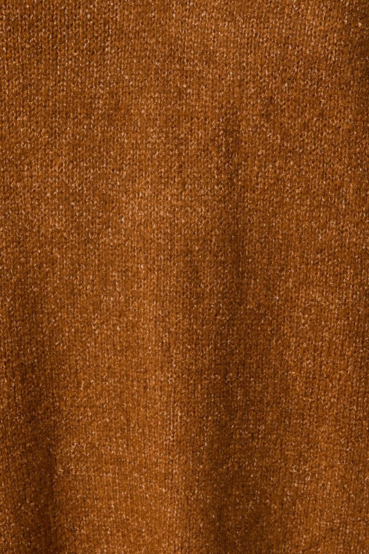 Close-up of brown textured fabric