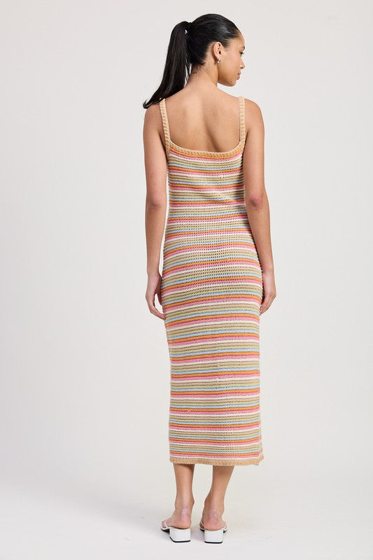 This Way Crochet Midi Dress
