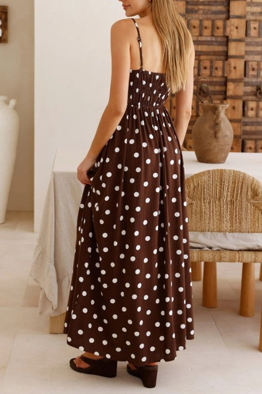 I Wanna Go Maxi Dress Brown / Large I Wanna Go Maxi Dress Brown / Large