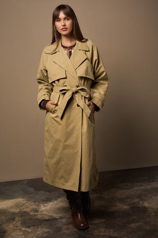 Beside Me Trench Coat